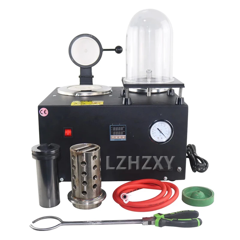 

2-In-1 Casting Machine Vacuum and Melting Equipment 2L High Temperature Refining Metal for Jewelry Casting and Investing Tools