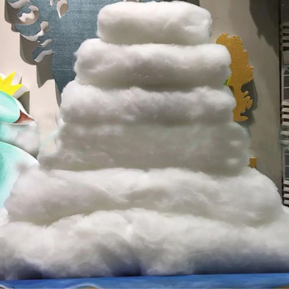 1 Pieza de Adorno Colgante de Nube de Algodón en Tonos Pastel Azul, Rosa y Blanco para Decoración de Habitación Infantil, Cuna, Guardería, Baby Shower, Decoración de Techo para Fiestas