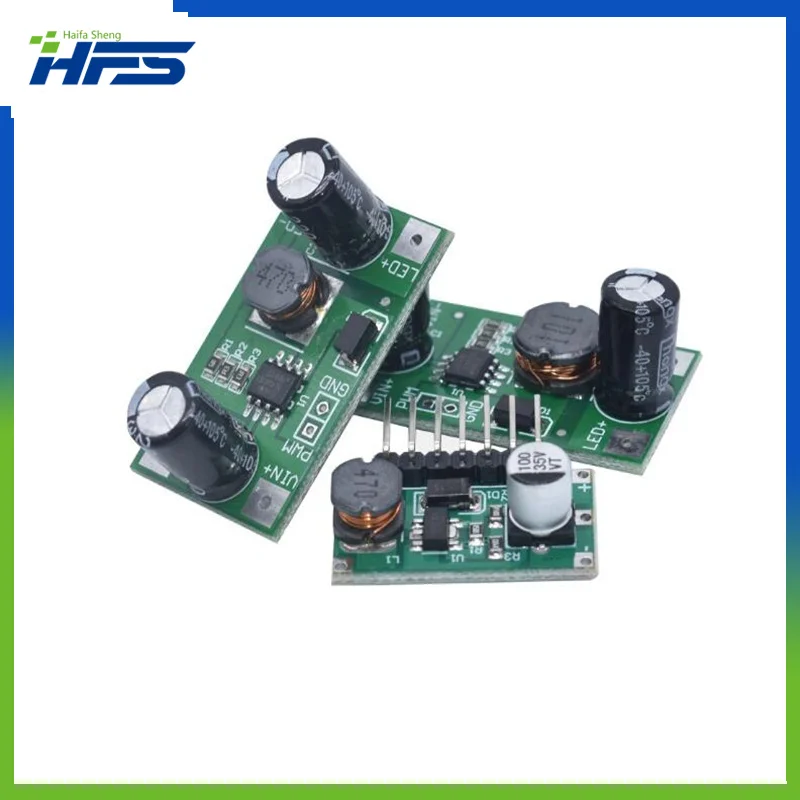 Corrente constante LED Strip Light, Módulo Driver, DC-DC 7-30V a 1.2-28V, 700mA, PWM Dimming DC para DC Step-Down, 1W, 3W