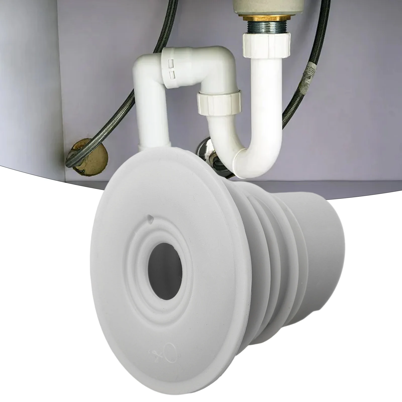 1pcs Bathroom Sewer Seal Ring Silicone Kitchen Sink Sewer Pipe-Plug Washing Machine Anti-odor Leakage Floor Drain Seal Connector
