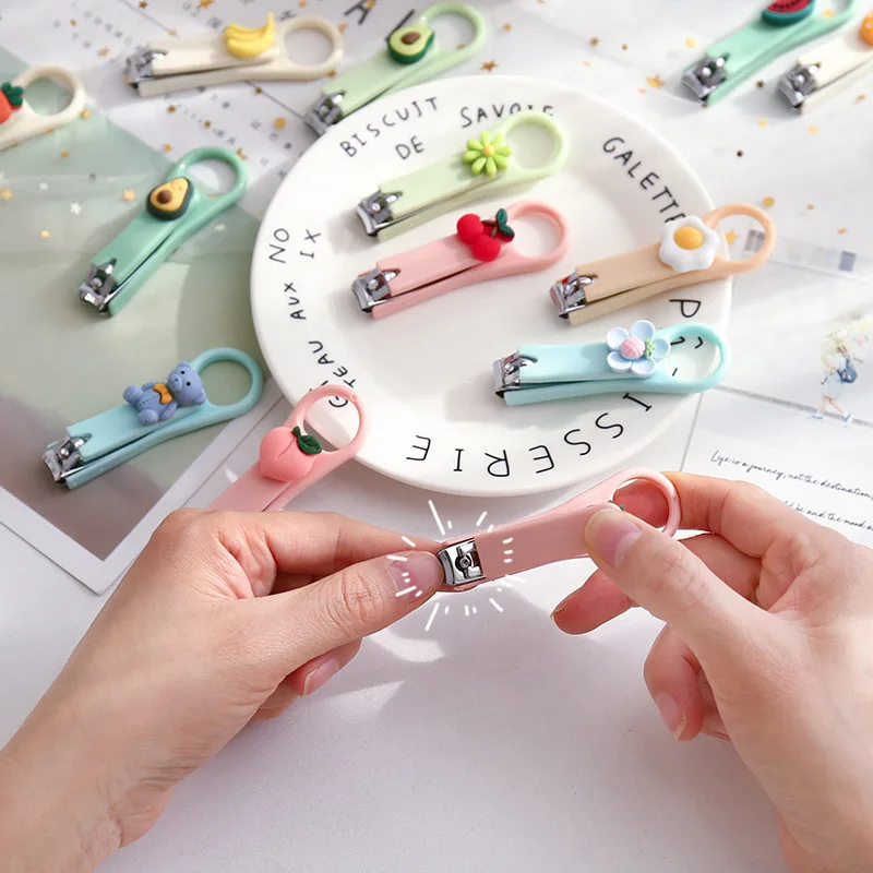 

16pcs of cute and creative nail clippers,portable foldable pedicure and nail art tools,colorful mini nail clippers, party gifts