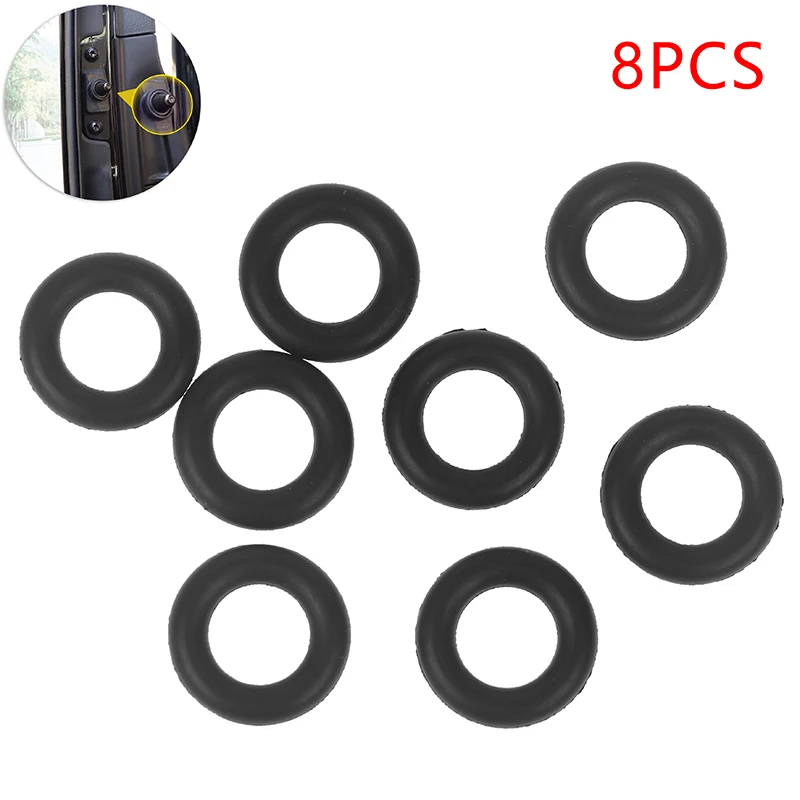 8 SZTUK Gumowa uszczelka drzwi środkowych do VITO W447 W448 Uszczelki drzwi Wymień akcesoria samochodowe Gumowy pierścień redukujący hałas