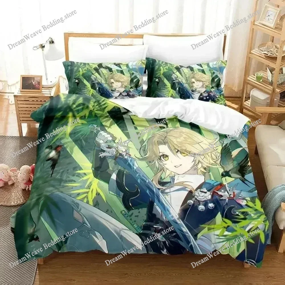 New Honkai Star Rail Bedding Set Single Twin Full Queen King Size Bed Set Adult Kid Bedroom Duvet Cover Sets 3D Print Game Anime
