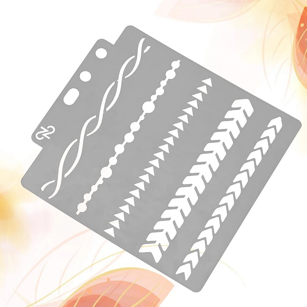 قوالب رسم نمط استنسل قابل لإعادة الاستخدام للحرف الفنية وبطاقات الهدايا والإشارات المرجعية وأوراق بلاستيكية قابلة للغسل ومقاومة للماء #1