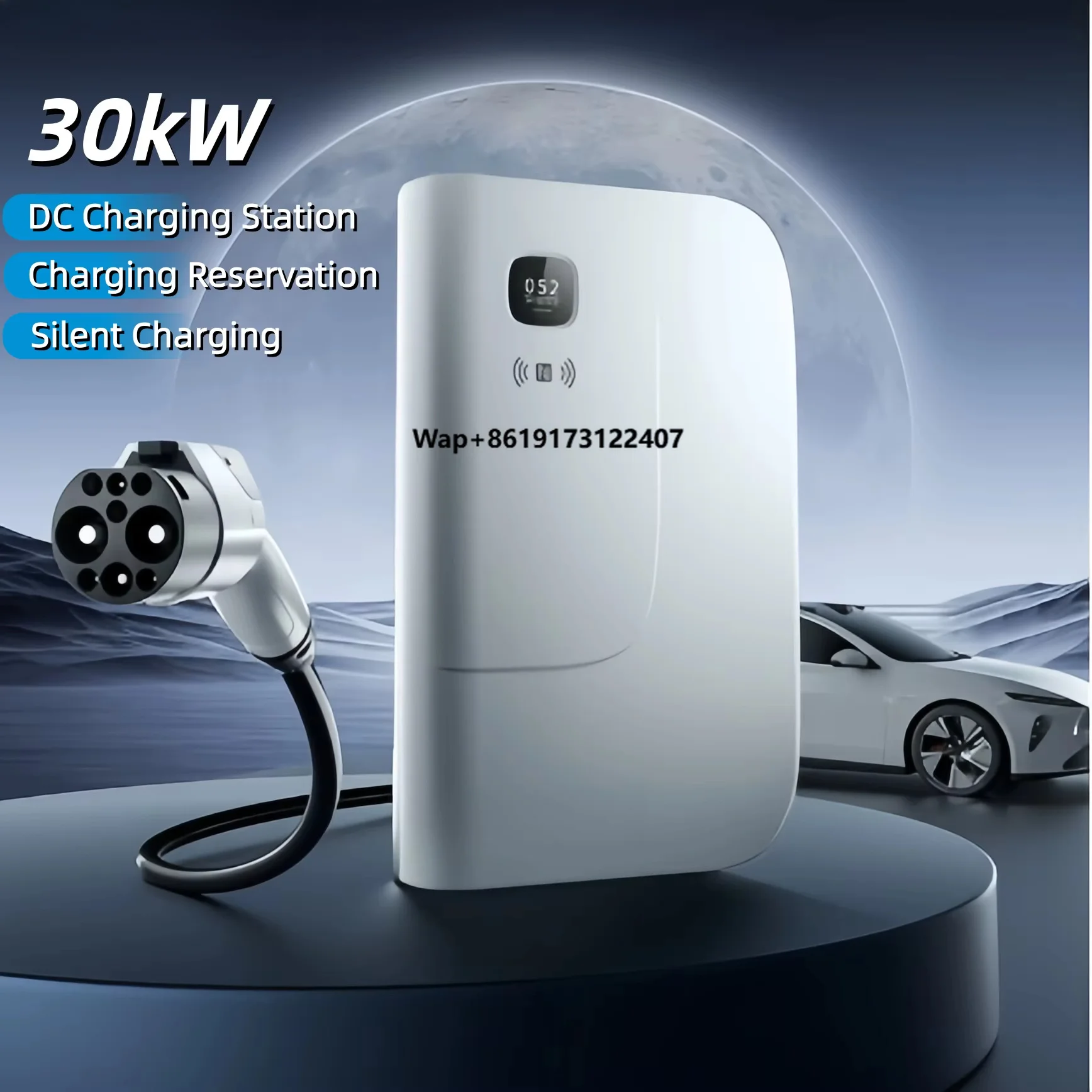 DC Fast Charger 30kW 21kw 40kw Smart Wallbox Home Charger Station 380V Fast Charging with App Control for Electric Vehicle