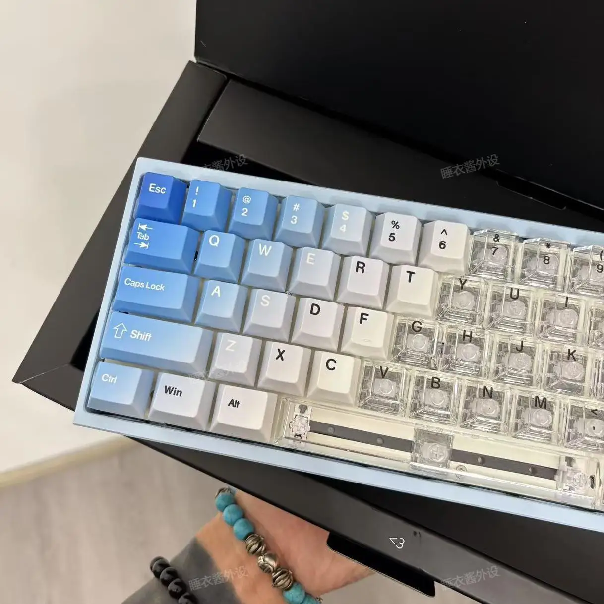 

164 Keys Hawaii Snow Mountain Keycaps PBT Keycap Chreey Keycaps Japan Key Cap Dye-sub Mechanical Keyboard Caps for Mad68/ez63