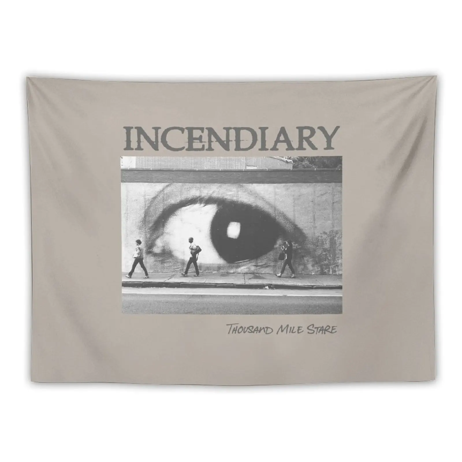 

Incendiary (Hardcore Punk Band) - Album; Thousand Mile Stare [Black & White] Tapestry Bedrooms Decor Tapestry