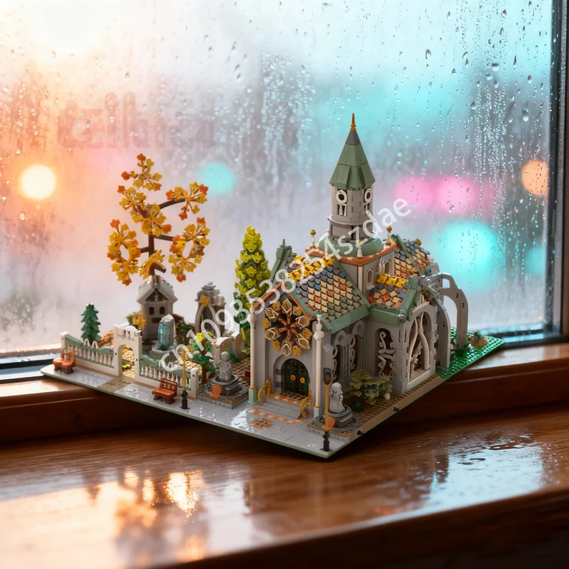 4468pcs MOC Elven Tempel De Laatste Alliantie Modulair Model Kerstcadeau Bouwstenen DIY Speelgoed Creatief Idee Baksteen Verjaardag