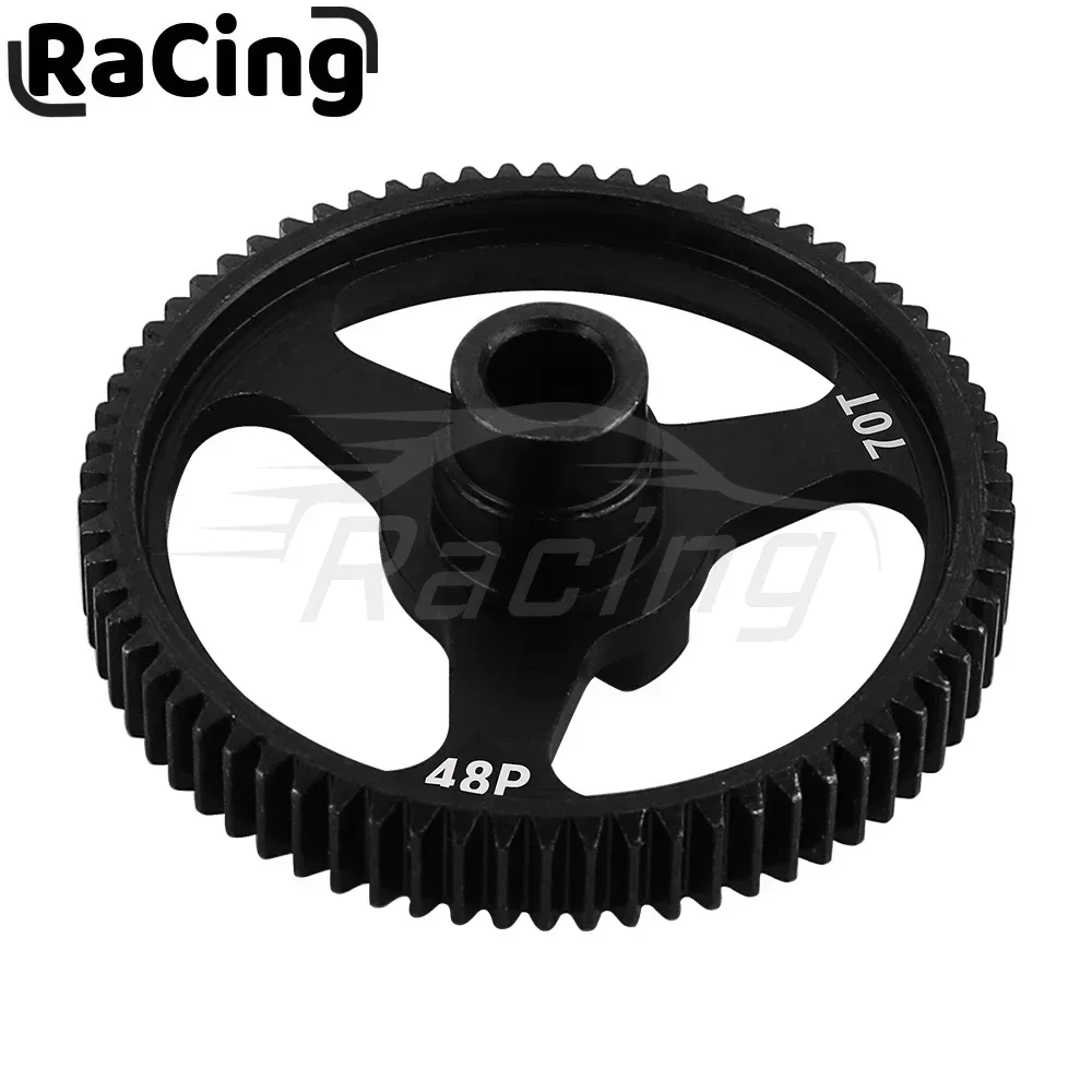

Steel 48P 70T Spur Gear Transmission Gear for TRAXXAS 1/10 4-Tec 2.0 3.0 RC Car Upgrade Parts Accessories