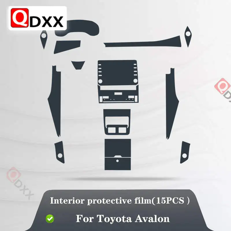 For Toyota Avalon 2019-2021 Car Interior Center console Transparent TPU Auto Protective film Anti-scratc Repair film Accessories