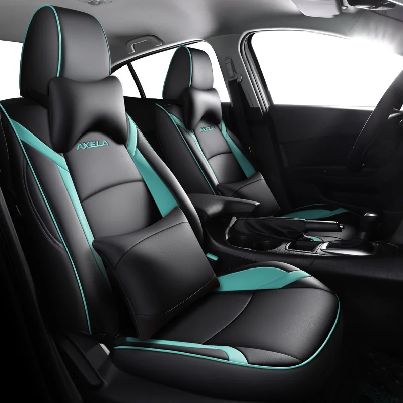 High Quality Car Seat Cushion For Mazda 3 Axela 2014-2019 Front And Rear Split Seat Protection Full Set Seat Covers Accessories