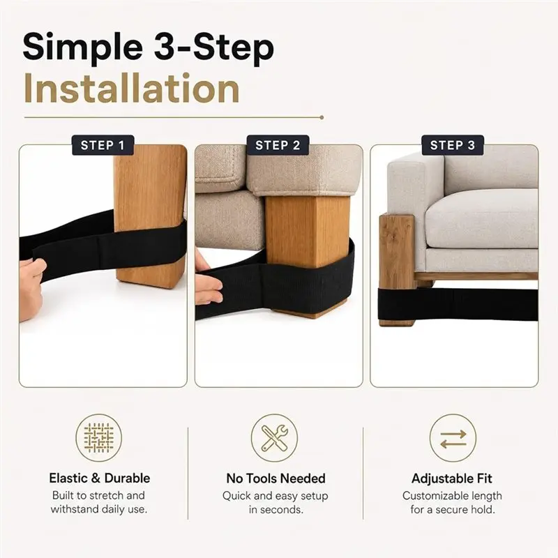 AB34-Under Couch Blocker-Preventing For Kids And Pets From Climbing-2.95