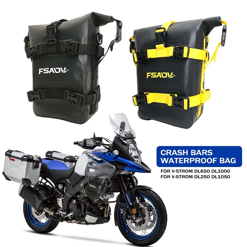 

Waterproof Bag Repair Tool Placement Bag For Suzuki V-Strom DL650 DL1000 DL250 DL1050 DL 650 250 Motorcycle Frame Crash Bars Bag