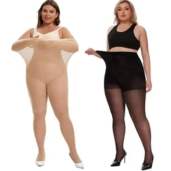 2pcs High quality elasticity Plus Size Sheer Tights for Women Body Shaper Pantyhose 20D Stocking Sexy Hosiery ultrathin Leggings