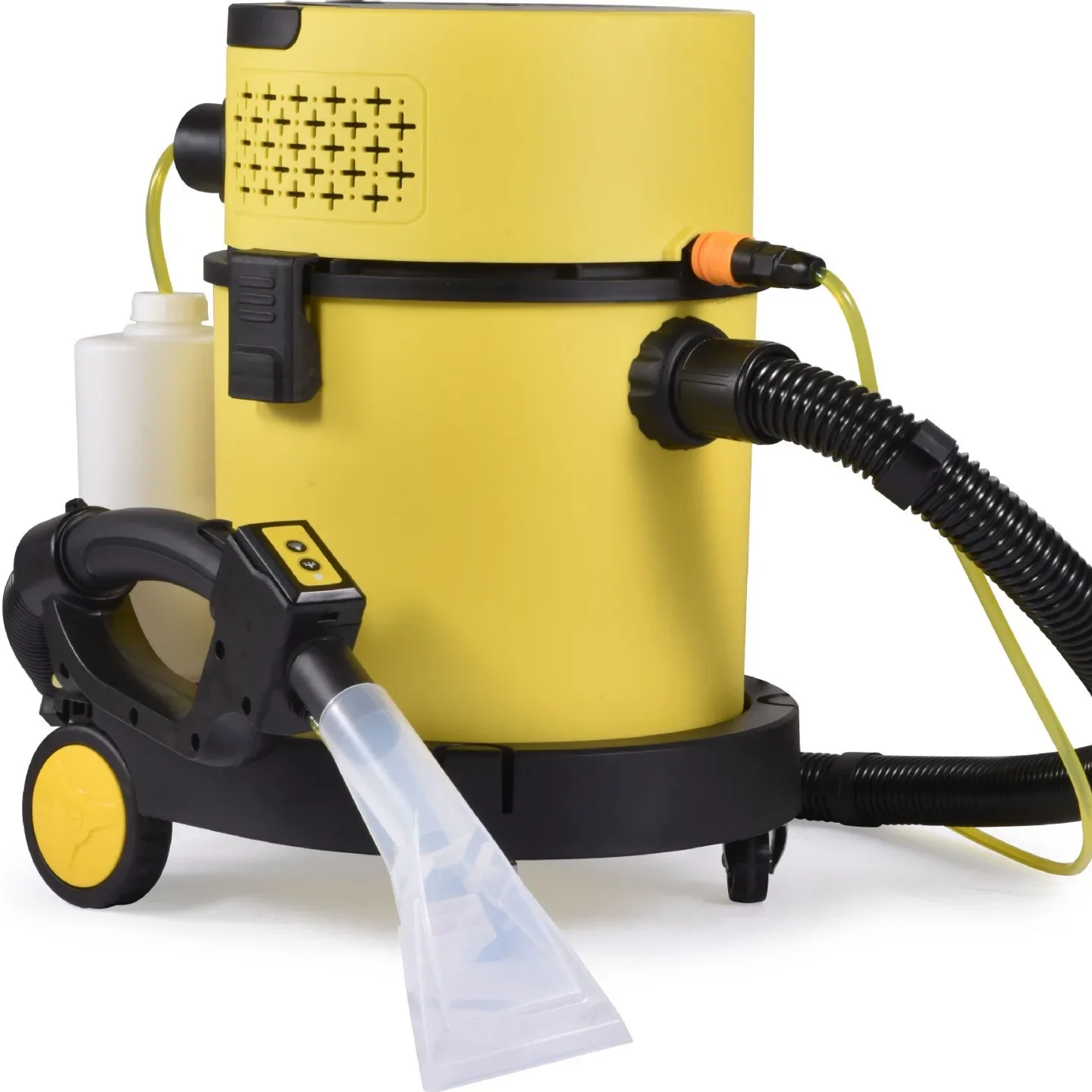 2025 مكنسة كهربائية جافة ورطبة متعددة الوظائف نوع البرميل استطلاع الأراضي القاحلة تنظيف المصنع الديكور الصناعي #1