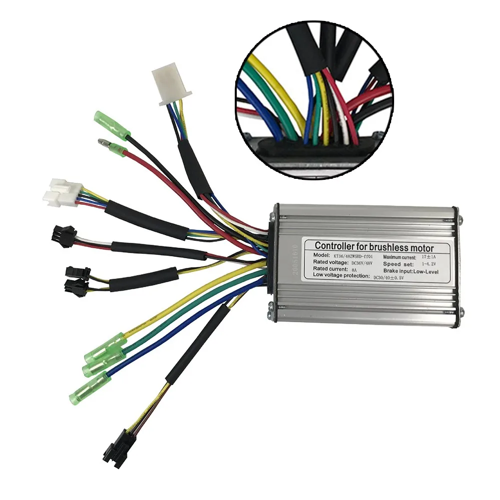 

Thumb Throttle E-bike Controller E-bike Repair 20x20x10 Cm Package 36V 48V Compatible Brushless Hub Motor Support