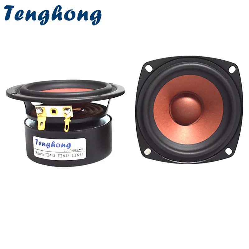 2pcs 3 Inch 20W 4 8 Ohm Full Range Audio Speaker Unit HIFI Stereo Bookshelf Computer Desktop Loudspeaker For Bluetooth Sound DIY