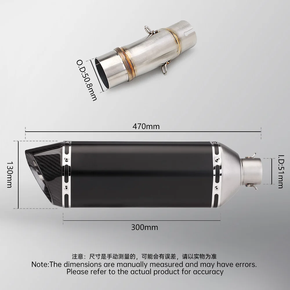

51mm Front Section Connection Modified Exhaust Manifold For Kawasaki Z400 2017-2025