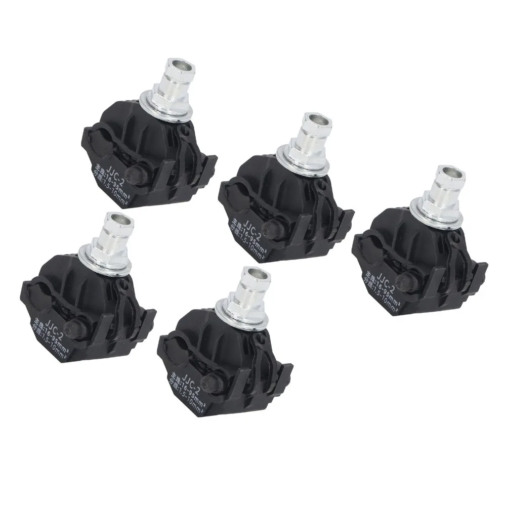 

5PCS JJC-2 Insulation Piercing Connector 1KV No Peeling High Low Voltage Cable Splitter Puncture Wire Clamp High Low Voltage