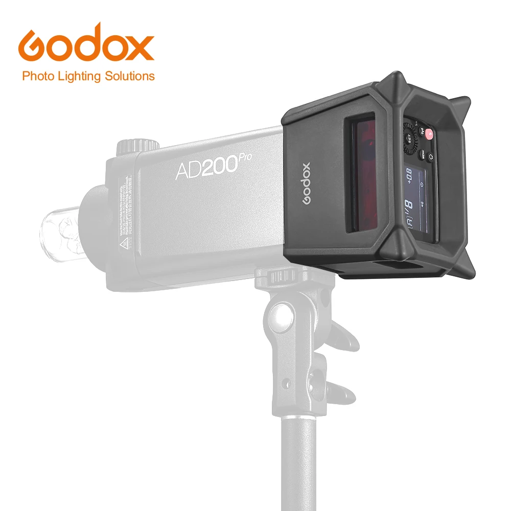 Godox AD200Pro-PC Silicone Fender Light Holder Absorbing Impacts Avoiding Extrusion Specially Designed for AD200Pro Flash Light