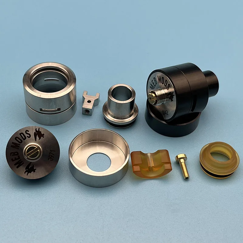 matty RDA Verstuiver Tank dubbele Single Coil 22mm 316SS Materiaal 510 Druipend Met Squonk BF PIN Voor 510 Vape BOX Mod