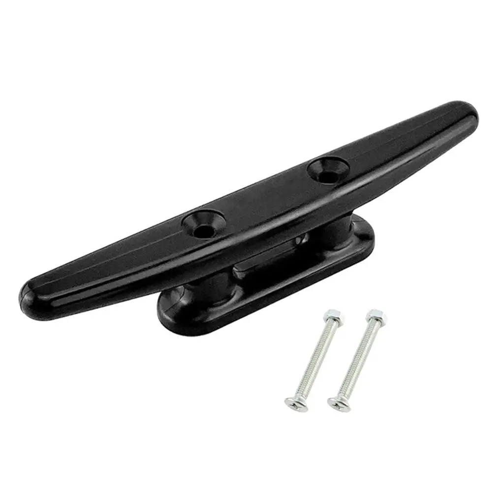 

8" (200mm) Durable Nylon Dinghy Kayak Boat Cleat Fastener Black