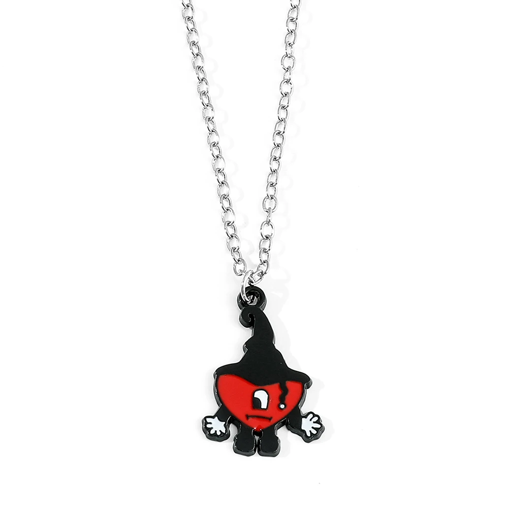 Hot Selling Rabbit Pendant Necklace Hip Hop Pop Singer Fans Gift Collar Jewelry Women Men Gift