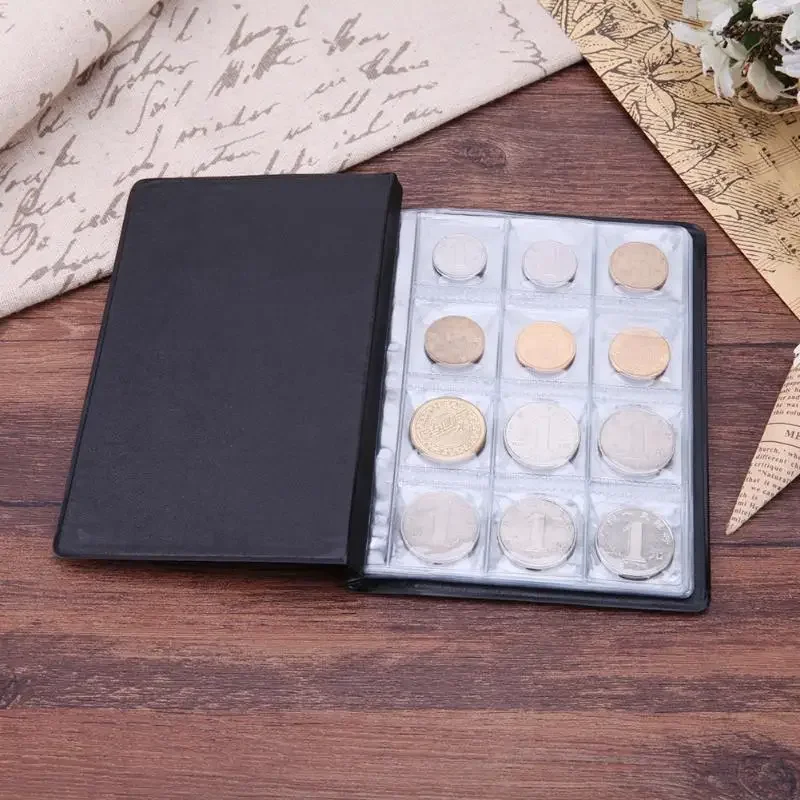 120 Pockets Album For Coins Collection Book Home Decoration Photo Album Coin Album Holders Collection Book Scrapbook