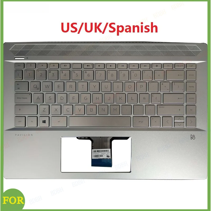 

НОВИНКА: Верхняя крышка (палмрест) с клавиатурой для ноутбука HP Pavilion 14-CE TPN-Q207 (US/UK/Latin)