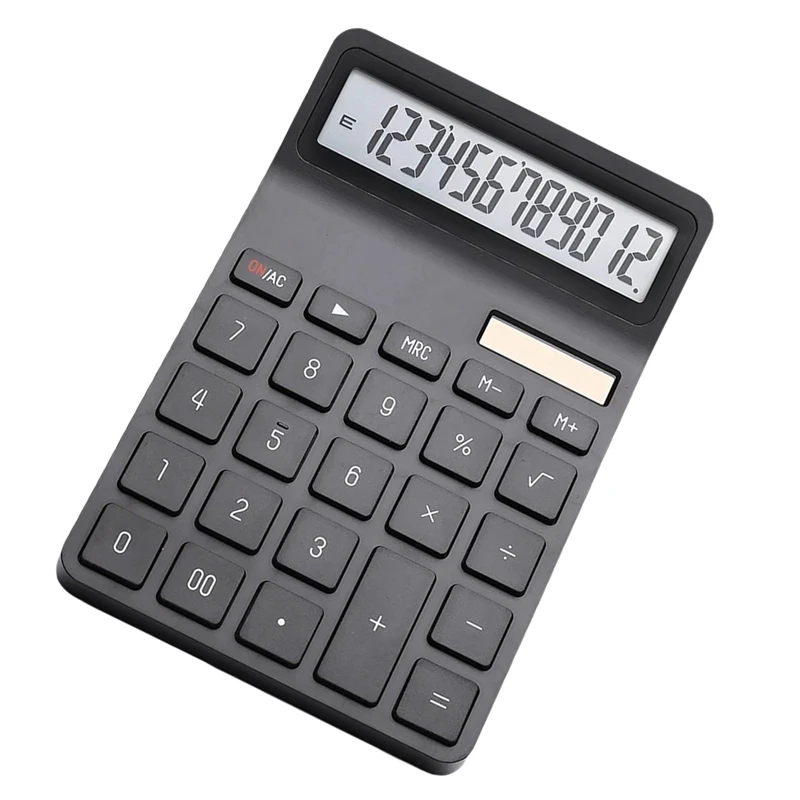 Kalkulator słoneczny z podwójnym zasilaniem, 12-cyfrowy, dom, biuro, szkoła, finans, narzędzia do księgowania