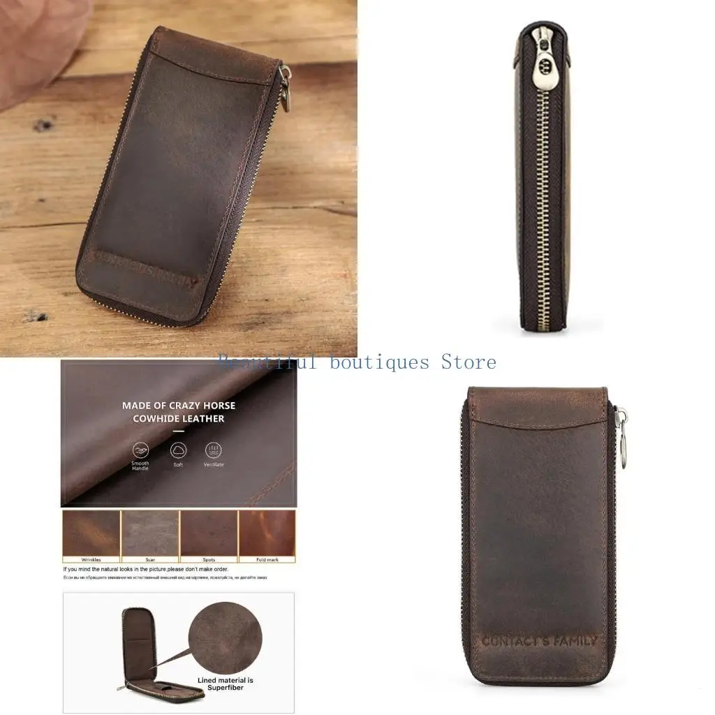 

U4LF Unique Watch Storage Box Travel & Display for Single Watches Portable