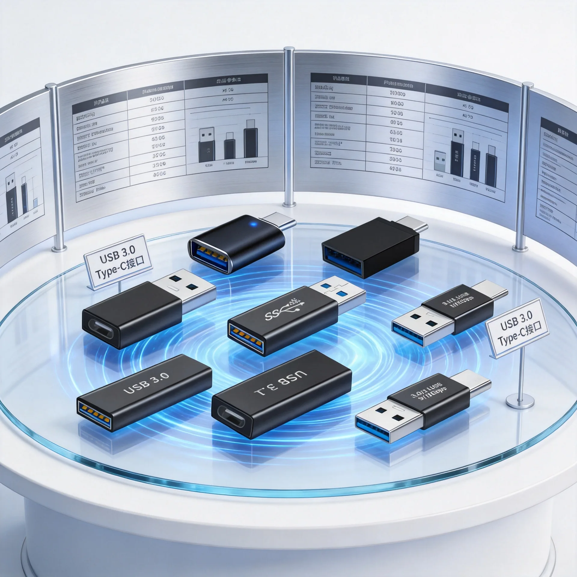8-Pack Adapter Set for Phone/Computer/Car – Supports Charging, Data Transfer & USB Drive Reading