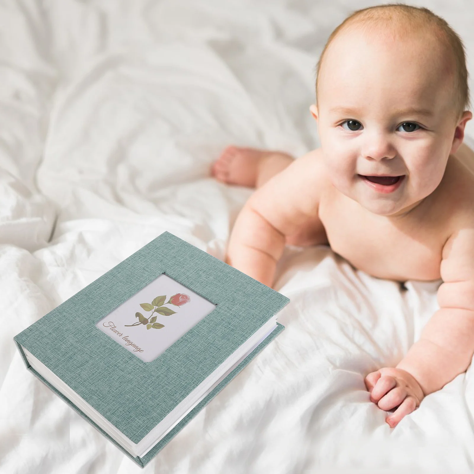 

Insert Style Photo Album Large Capacity DIY Making Memories Album for Growth Keepsake Family Photos Book Birthday Gift