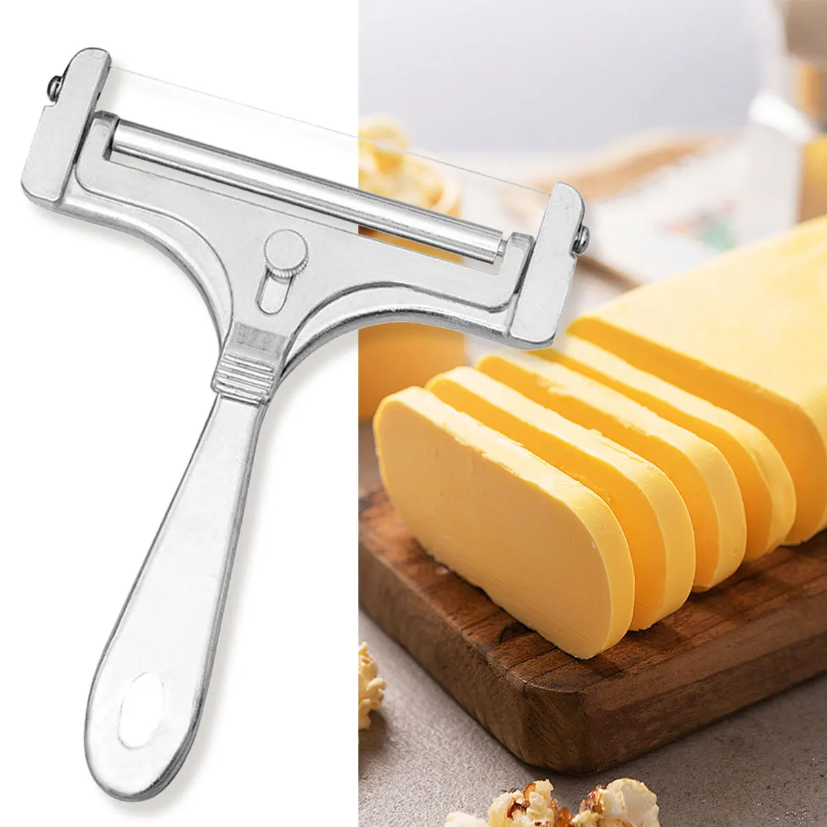 

Upgrade Butter Knife Cream Cheese Slicer Cooking Tools Grater Suitable Semi-hard Cheeses Kitchen Gadgets Dining Bar Home Board