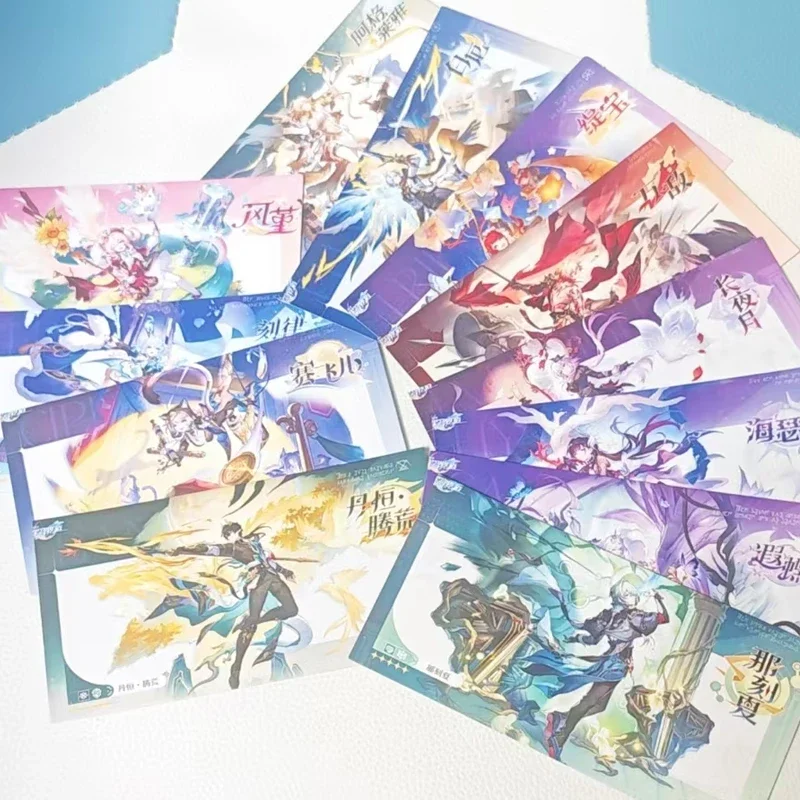 12Pc/Lot Game Decor Lomo Card Anaxagoras NeiKos496 Hyacine Helektra Cipher Mydei Photocard HD Album Photo Card