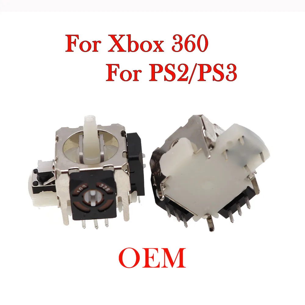 2PCS For PS5 PS4 PRO Slim PS2 PS3 Xbox 360 NGC Controller 3D Rocker Joystick Axis Analog Sensor Repair Parts switch pro gamepad