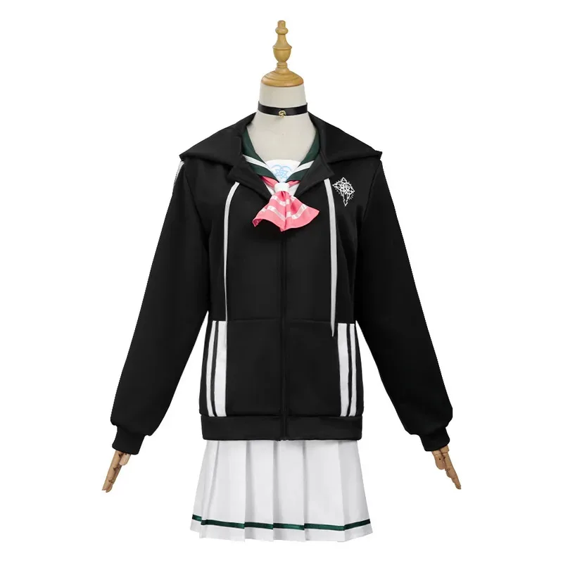 Kyoyama Kazusa Cosplay Game Biru Arsip Kostum Wig Setelan Set Pameran Anime Kostum Halloween