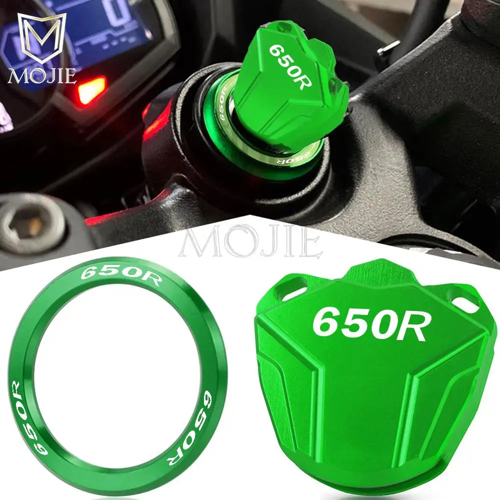 Moto Ignition Cover Key Switch Ring Key Case Shell Covers For KAWASAKI BN125 ELIMINATOR NINJA 650/R Ninja 1000 /SX/ABS 2002-2023