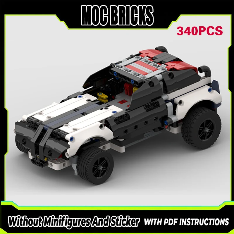 

Модель гоночного автомобиля MOC, конструктор из строительных блоков, внедорожный гоночный автомобиль, модульная технология, подарки, праздничный набор для сборки, детские игрушки