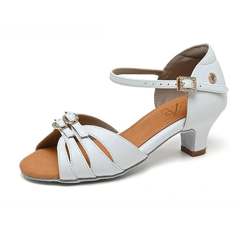 

Обувь для экзамена и тренировок на каблуке Venny Latin Dance Girls 4,5 см, бальная обувь на гибкой подошве