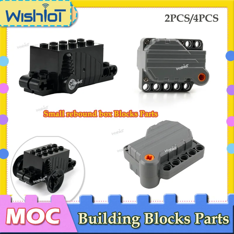 

2 шт./4 шт. 12799 маленькие механические блоки с двигателем с откатом 47715 силовые функции в сборе для Moc строительные кирпичи головоломки игрушки Запчасти
