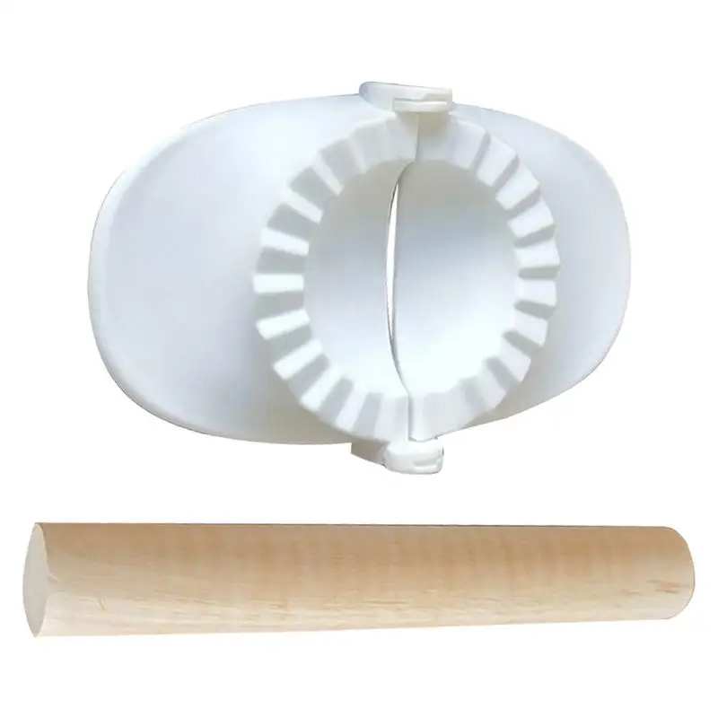 Dumpling Wrappers Pasta Maker Stamp for Kitchen Pie Maker Press With Rolling Pin Rapid forming Dumpling Mold for Dumpling Pizza