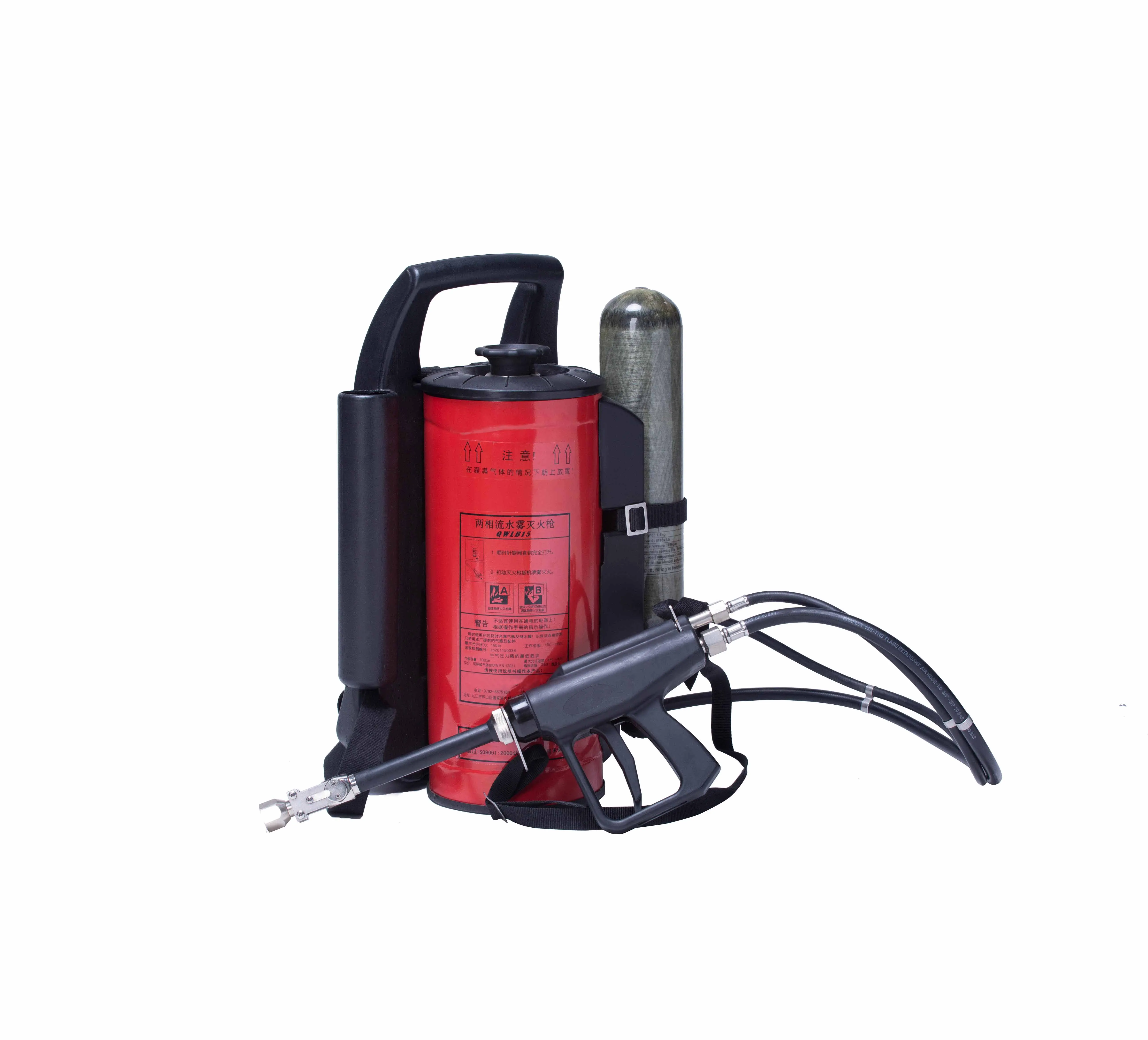 

Fireman Fire Fighting Spraying Extinguisher Control Backpack Water Mist Firefighting Equipment with Cylinder