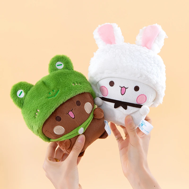 Kawaii 20cm Panda Bubu and Yier Plush Toys Cross Dressing Doll Cartoon Panda Bubu and Dudu Various Styles Wear A Hat Plush Toys
