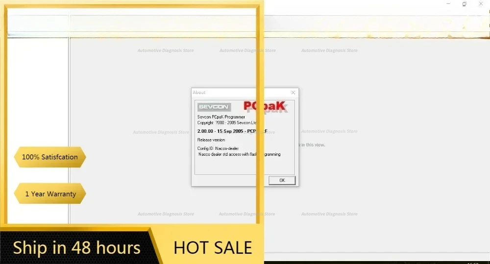 AutoCD Hyster Sevcon PCpaK 2.0