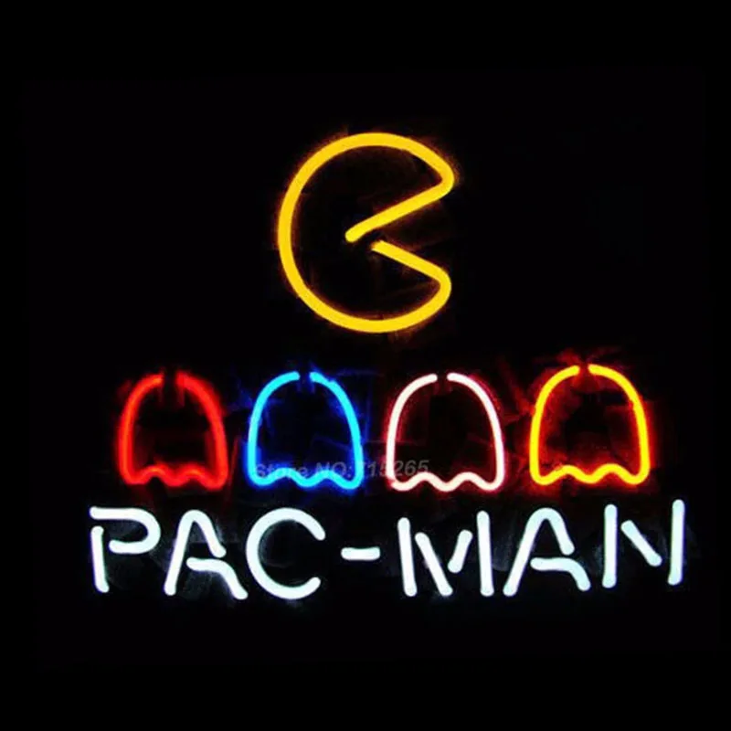 

Neon Signs Pacmann Neon Light Sign Aesthetic Game Room Wall Signs Neon Words for Wall Room Handcrafted Studio Anime Window Decor