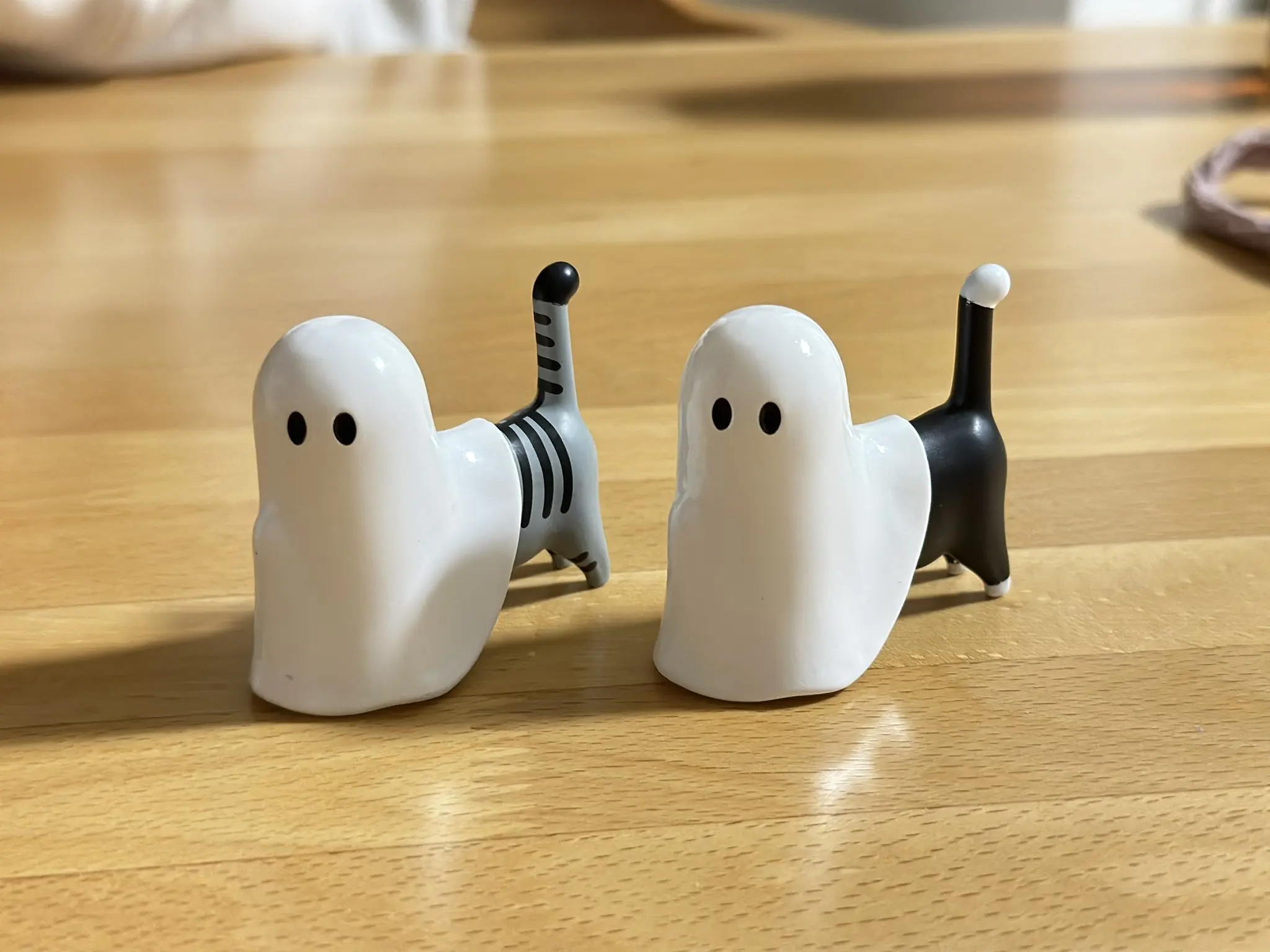 Qualia Kapselspielzeug Kreatives Katzen-Cosplay Geister-Maskottchen Figur Siamkatze Schwarzes Kätzchen Halloween-Dekoration – Detail 4