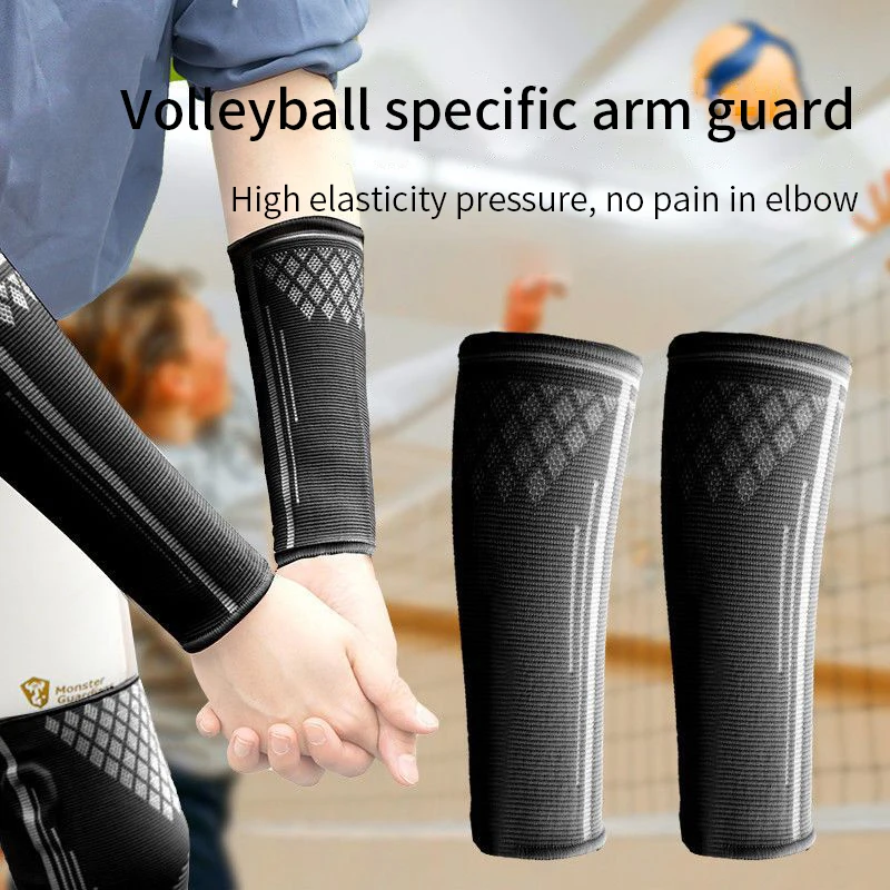 2PC Professional Volleyball Arm Guard Extended Wrist Volleyball Specialized Arm Guard Basketball Elbow Sleeve Sports Protection