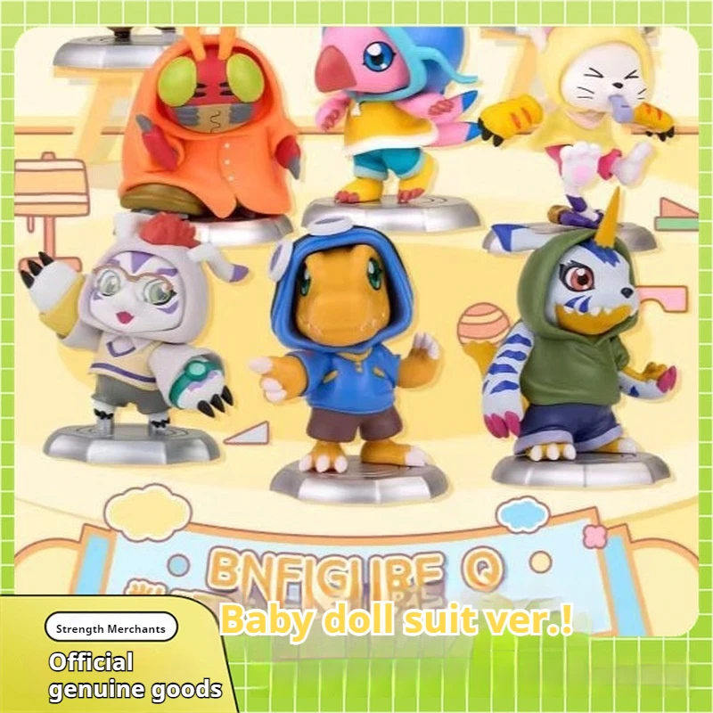 Digimon Doll Toy Periphery Triple Bounce Blind Box Adventure Series Handheld Bandai Trendy Doll Wholesale Gifts Cute Interesting