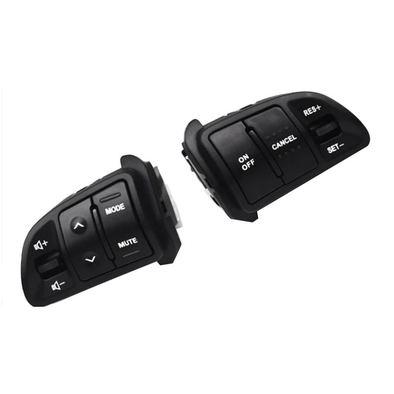 

A64P-Car Steering Wheel Button Bluetooth Audio Volume Speed Cruise Control Switch Frame For KIA Sportage 2011-2016